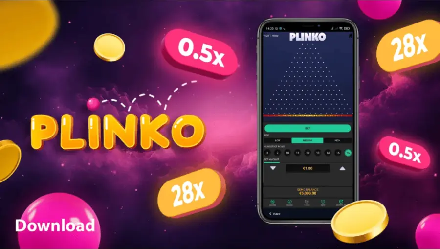 Plinko game 1xbet